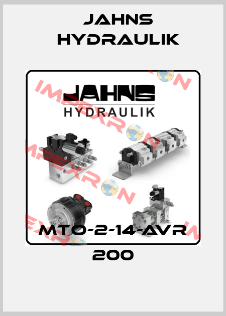 MTO-2-14-AVR 200 Jahns hydraulik
