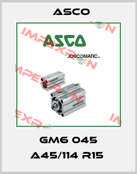 GM6 045 A45/114 R15  Asco
