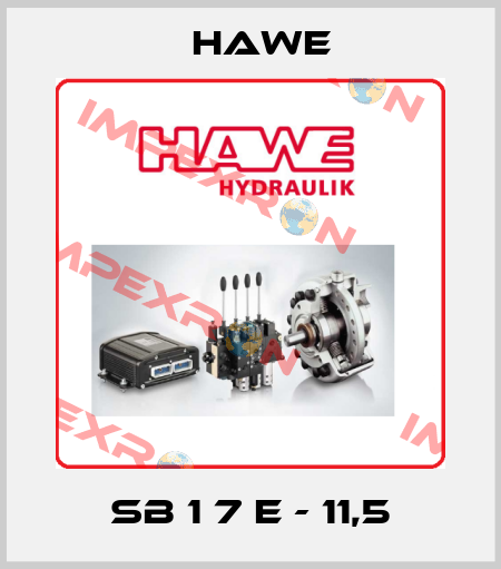 SB 1 7 E - 11,5 Hawe