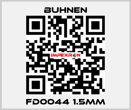 FD0044 1.5mm Buhnen