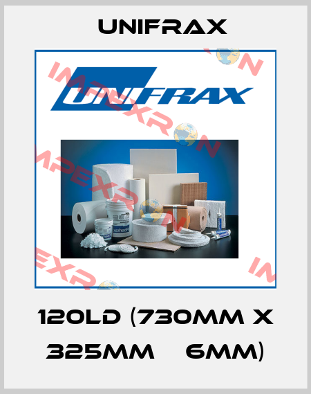 120LD (730mm x 325mm х 6mm) Unifrax