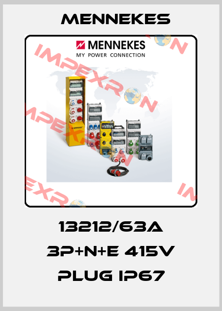 13212/63A 3P+N+E 415V Plug IP67 Mennekes