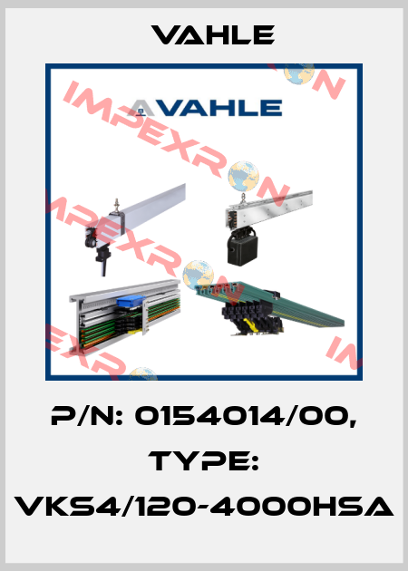 P/n: 0154014/00, Type: VKS4/120-4000HSA Vahle