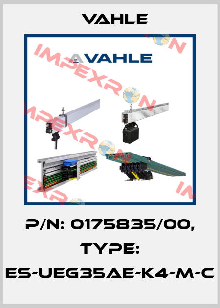 P/n: 0175835/00, Type: ES-UEG35AE-K4-M-C Vahle