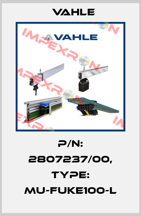 P/n: 2807237/00, Type: MU-FUKE100-L Vahle