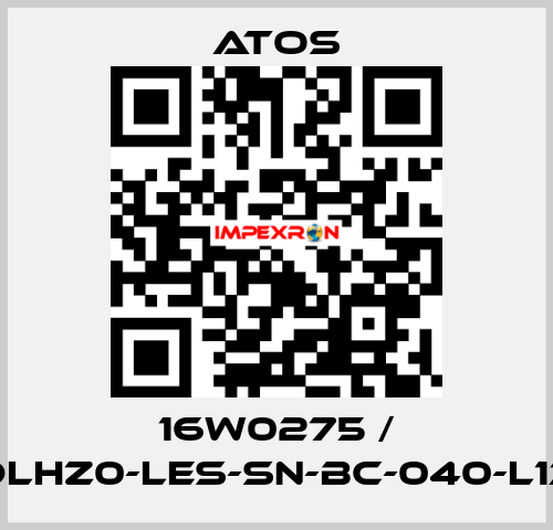 16W0275 / DLHZ0-LES-SN-BC-040-L13 Atos