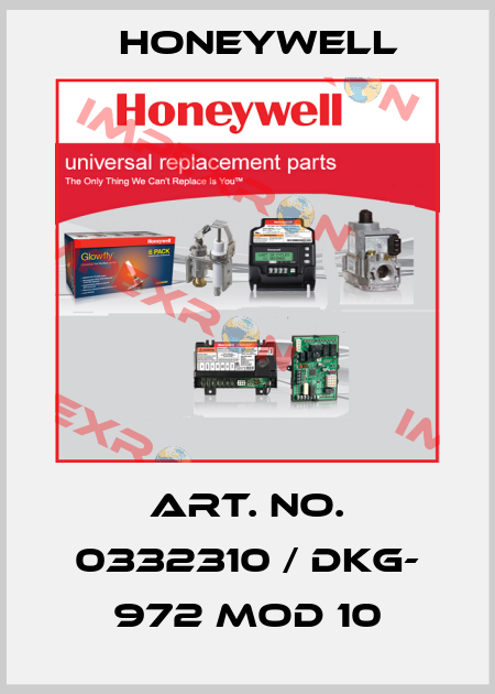 Art. No. 0332310 / DKG- 972 Mod 10 Honeywell