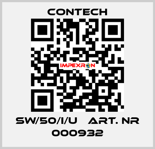 SW/50/I/U   Art. nr 000932 Contech