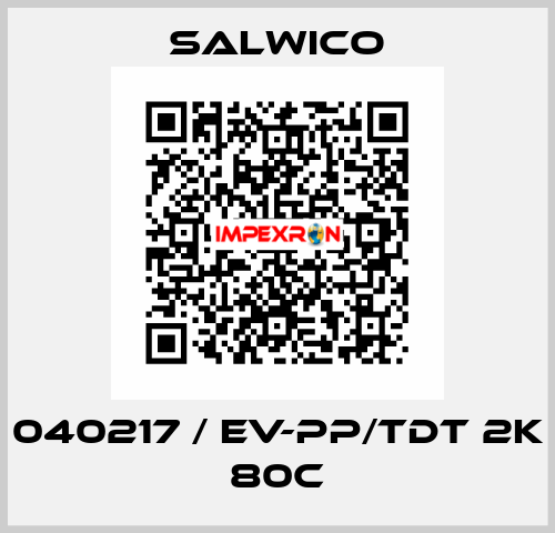 040217 / EV-PP/TDT 2K 80C Salwico