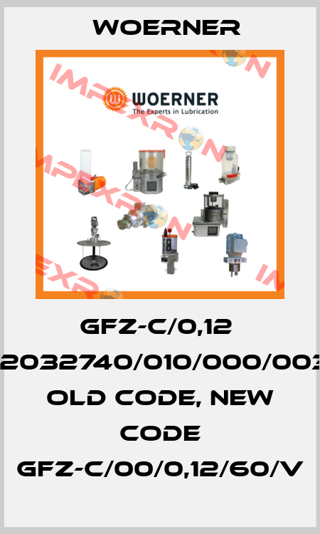 GFZ-C/0,12  /2032740/010/000/003 old code, new code GFZ-C/00/0,12/60/V Woerner