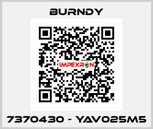 7370430 - YAV025M5 Burndy