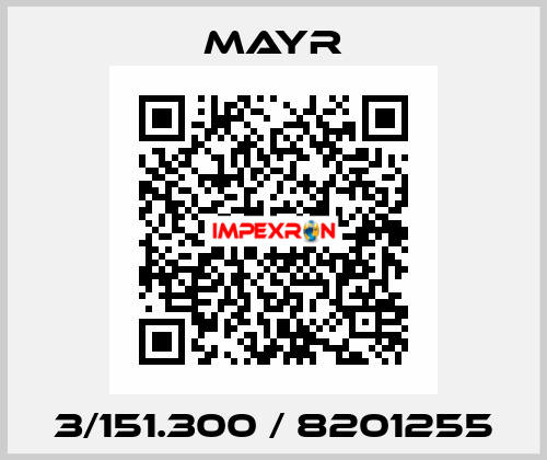 3/151.300 / 8201255 Mayr