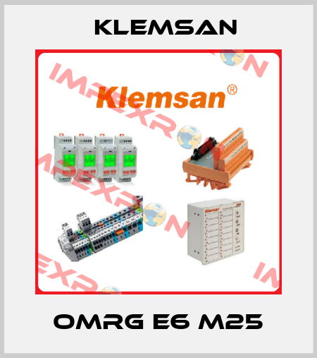 OMRG E6 M25 Klemsan