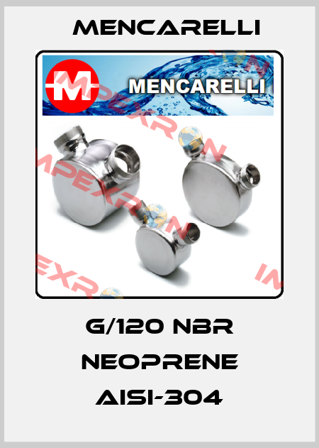 G/120 NBR NEOPRENE AISI-304 Mencarelli