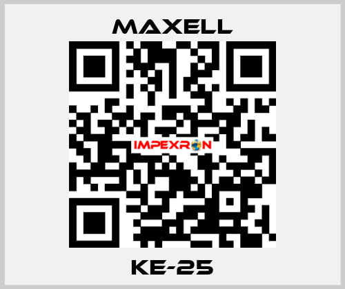 KE-25 MAXELL