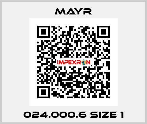 024.000.6 size 1 Mayr
