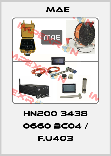 HN200 3438 0660 BC04 / F.U403 Mae