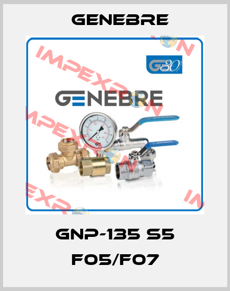 GNP-135 S5 F05/F07 Genebre