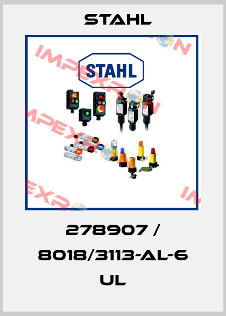 278907 / 8018/3113-AL-6 UL Stahl