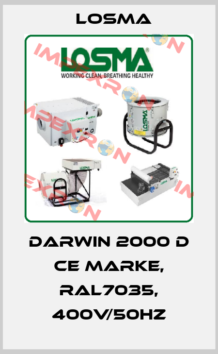 Darwin 2000 D CE Marke, RAL7035, 400V/50Hz Losma