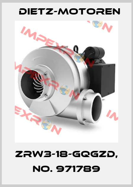 ZRW3-18-GQGZD, no. 971789 Dietz-Motoren