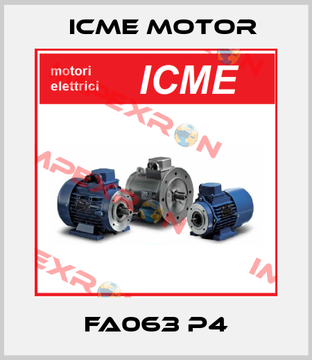 FA063 P4 Icme Motor