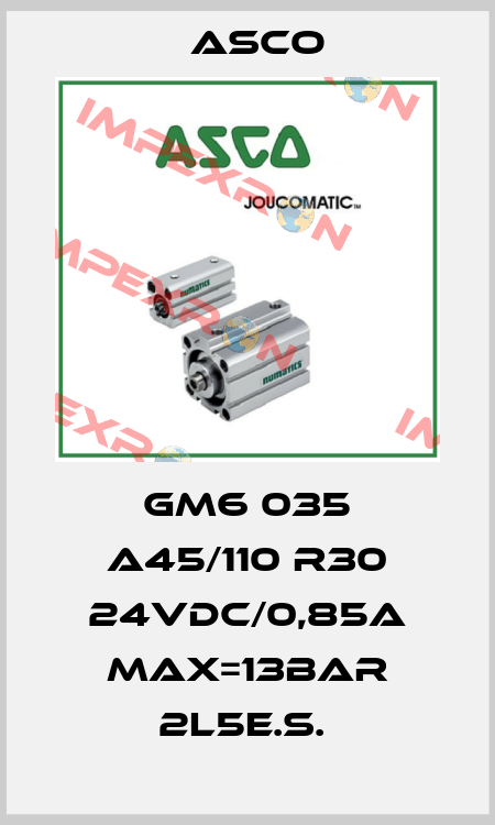 GM6 035 A45/110 R30 24VDC/0,85A MAX=13bar 2L5E.S.  Asco