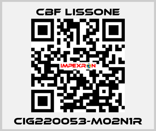 CIG220053-M02N1R CBF LISSONE