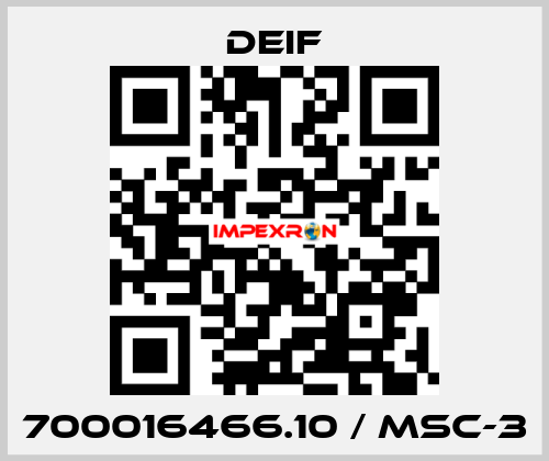 700016466.10 / MSC-3 Deif