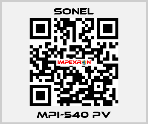 MPI-540 PV Sonel