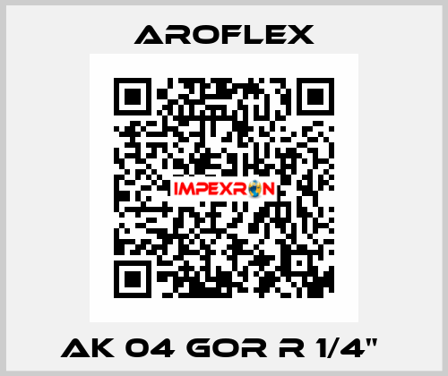  AK 04 GOR R 1/4"  Aroflex