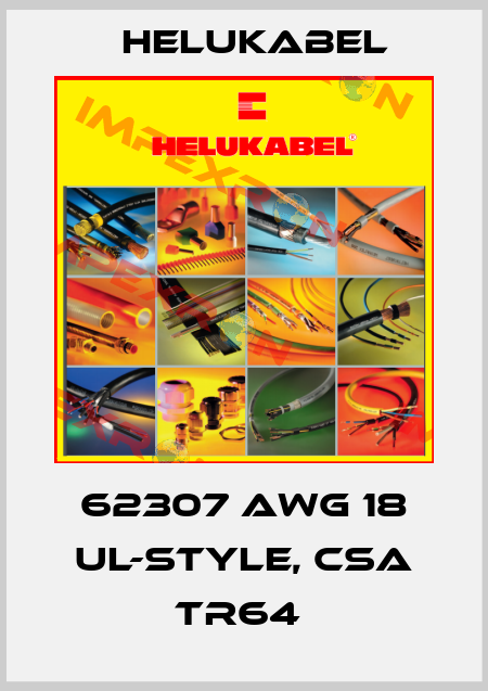 62307 AWG 18 UL-Style, CSA TR64  Helukabel