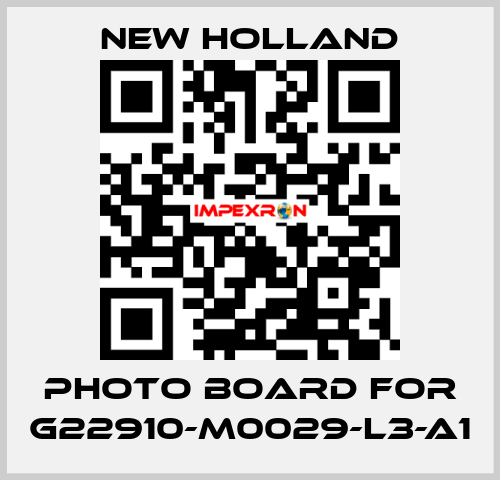 Photo Board for G22910-M0029-L3-A1 New Holland