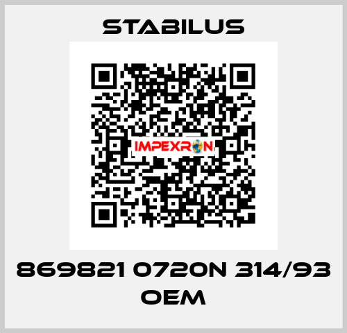 869821 0720N 314/93 OEM Stabilus