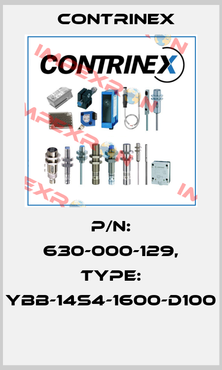 P/N: 630-000-129, Type: YBB-14S4-1600-D100  Contrinex