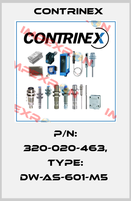 P/N: 320-020-463, Type: DW-AS-601-M5  Contrinex