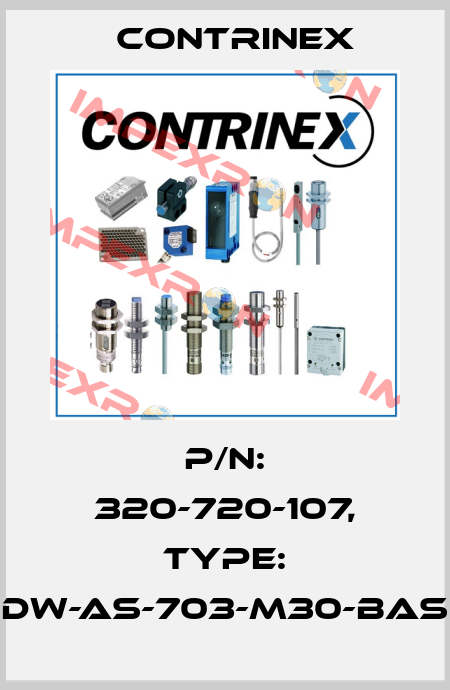 p/n: 320-720-107, Type: DW-AS-703-M30-BAS Contrinex