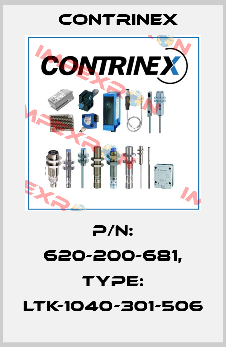 p/n: 620-200-681, Type: LTK-1040-301-506 Contrinex