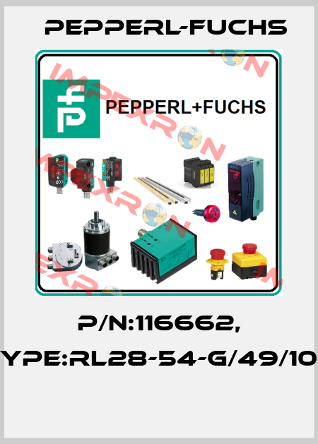 P/N:116662, Type:RL28-54-G/49/105  Pepperl-Fuchs