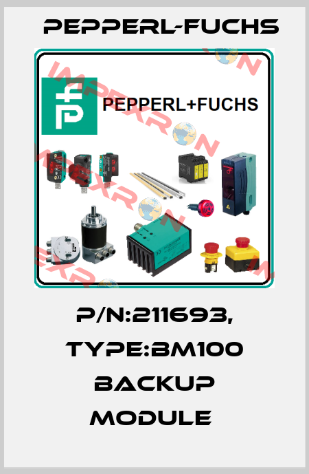 P/N:211693, Type:BM100 BACKUP MODULE  Pepperl-Fuchs