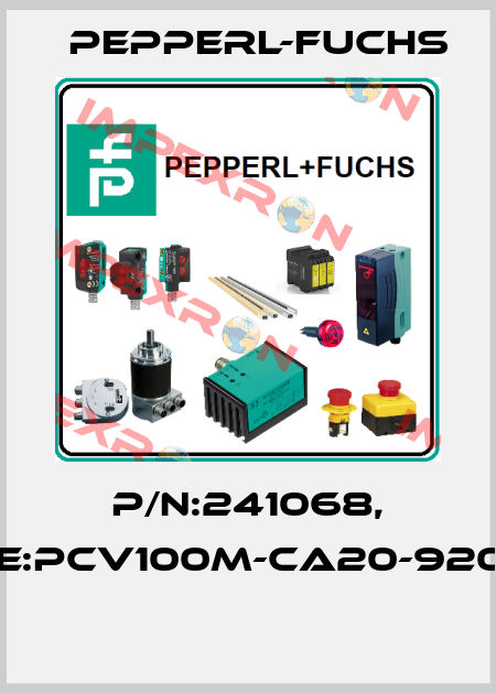 P/N:241068, Type:PCV100M-CA20-920000  Pepperl-Fuchs