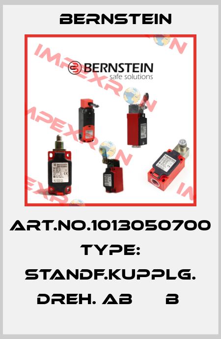 Art.No.1013050700 Type: STANDF.KUPPLG. DREH. AB      B  Bernstein