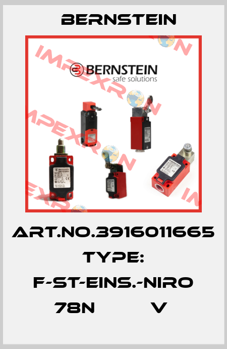 Art.No.3916011665 Type: F-ST-EINS.-NIRO 78N          V  Bernstein