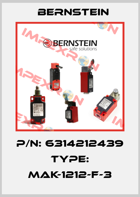 P/N: 6314212439 Type: MAK-1212-F-3 Bernstein