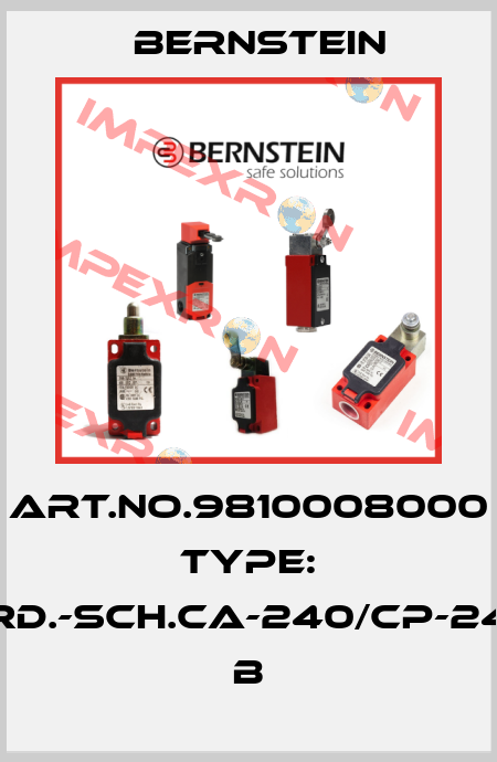 Art.No.9810008000 Type: ERD.-SCH.CA-240/CP-240       B Bernstein