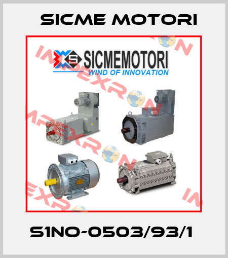 S1NO-0503/93/1  Sicme Motori