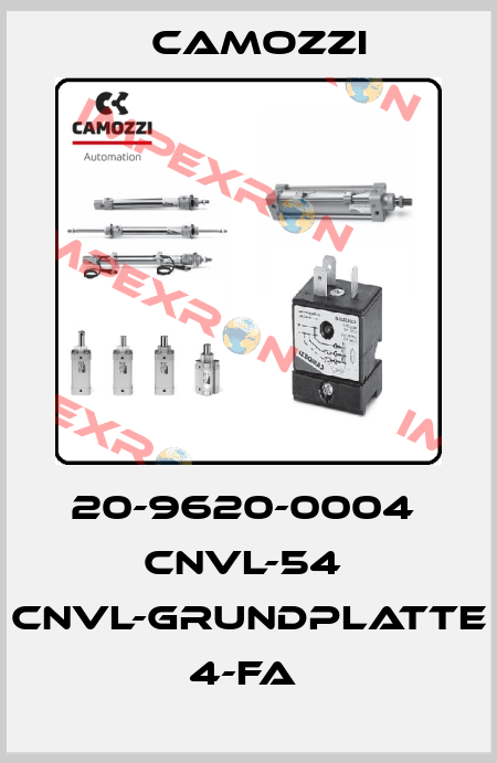 20-9620-0004  CNVL-54  CNVL-GRUNDPLATTE 4-FA  Camozzi