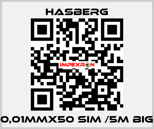 0,01MMX50 SIM /5M BIG Hasberg