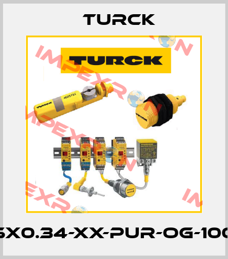 CABLE5x0.34-XX-PUR-OG-100M/TXO Turck