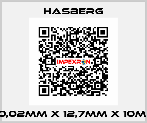 0,02MM X 12,7MM X 10M  Hasberg